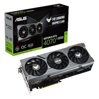 ASUS TUF Gaming NVIDIA GeForce RTX 4070 Ti Super 16GB GDDR6X OC Edition Gaming Graphics Card