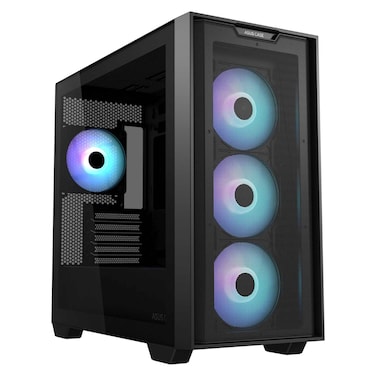 ASUS A21 Plus TG ARGB Tower Case Black