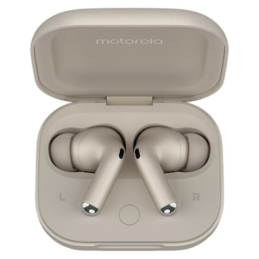 Motorola Moto Buds+ Truly Wireless Bluetooth In-Ear Earbuds Beach Sand