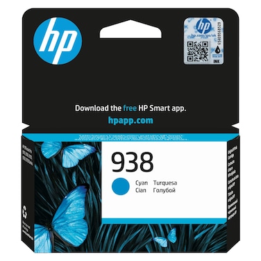 HP 938 Original Ink Cartridge Cyan