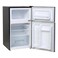 Hoover Top Mount Freezer Refrigerator HTR-K121-S, Silver, 121 L, 2 Doors