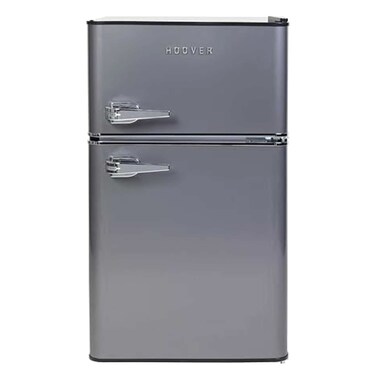 Hoover Top Mount Freezer Refrigerator HTR-K121-S, Silver, 121 L, 2 Doors