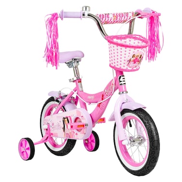 Spartan Barbie Powered Bicycle Pink and Purple 12inch