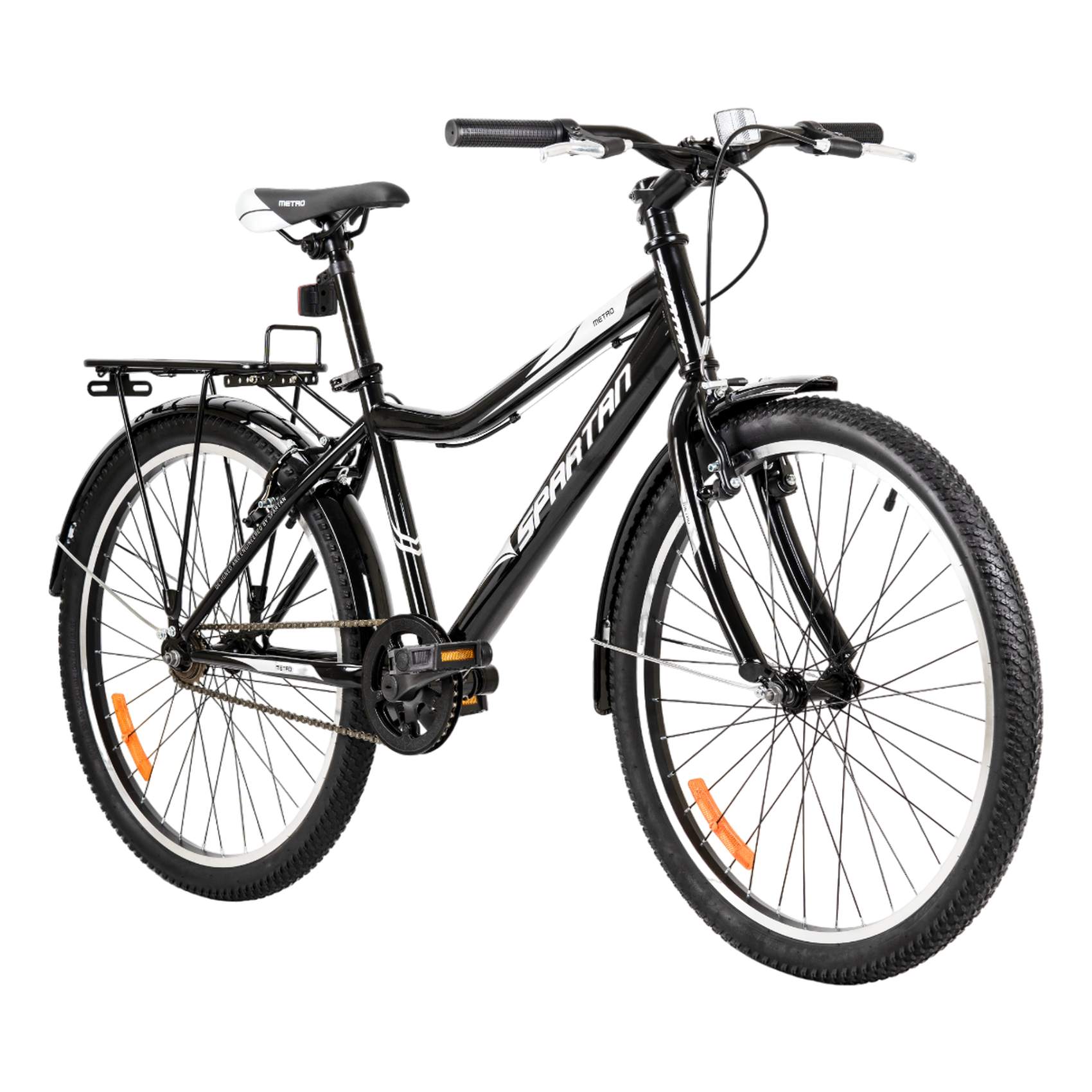Buy Spartan Metro Bicycle Black and Grey 26inch Online Carrefour UAE