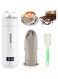 Necomi Portable Electric Kettle for Travel, 500ML Water Boiler Tea Kettle with 4 Variable Presets, 316 Stainless Steel, Auto Shut Off &amp; Boil Dry Protection, for Coffee Milk Tea