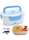 Lunch Box 2 in 1, Portable Food Warmer Heating,Food-Grade Container, 12V 110V 40W Adapter, Car Truck Home Work Use, Spoon and 2 Compartments Included
