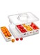 Airtight Food Storage Containers, Large Capacity Refrigerator Organizers with Removable Colanders, Drainable Fruit and Vegetable Keepers for Snacks, Salads, Meal Prep, Kitchen Organization