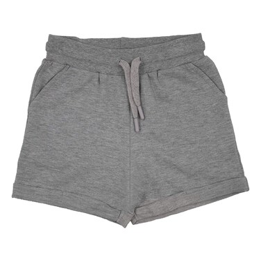 La Collection Basic Shorts for Boys, Grey Marl, 7-8 Years+