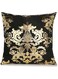 DOLTRI - Cushion Covers 18x18 inch for Home Decor Hot Stamping Sofa Cushion Pillow Cover (Oriental Bliss Pattern)