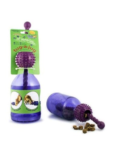 PetSafe Busy Buddy Tug-A-Jug Meal-Dispensing Dog Toy Use with Kibble or Treats