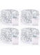 Vacoulery Fairy Lights Battery with Timer, 5m 50 LED Micro Wire Fairy String Lights with Timer Indoor Outdoor Lighting, Bedroom, Wedding Decor, Birthday Party Decoration (4 Packs, Cool White)