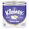 Kleenex Extra Dry Bath Tissue Rolls 3 Ply 140 Tissues 8 Rolls