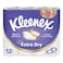 Kleenex Extra Dry Bathroom Tissue 3 Ply 140 Tissues Pack of 12