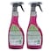Frosch Anti-Calc Raspberry Vinegar Descaler 500ml Pack of 2