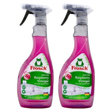 Frosch Anti-Calc Raspberry Vinegar Descaler 500ml Pack of 2