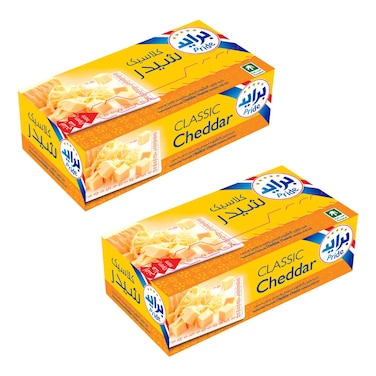 برايد جبنة شيدر كلاسيكية 500 غرام، حزمة من 2