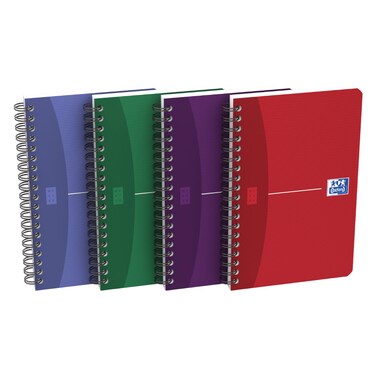 أكسفورد دفتر ملاحظات بسلك حلزوني  11×17 سم، 180 صفحة، 90 غرام ، 5 ملم