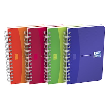 أكسفورد دفتر الملاحظات بسلك لولبي 9x14سم 180 صفحة 90 غرام 5 ملم