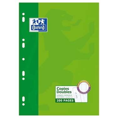 أكسفورد دفتر الملاحظات بنسخ مزدوجة مثقب 21 × 29.7 سم 200 صفحة