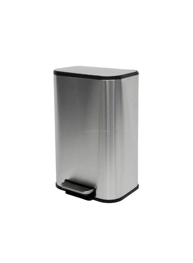 Bins Soft-Close Pedal Bin &acirc;&euro;&ldquo; Brushed Matte Stainless Steel -12
