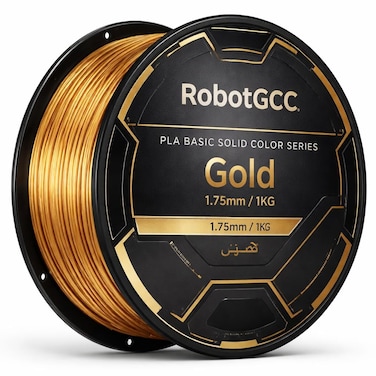 PLA Gold 3D Printer Filament 1.75mm 1KG   PLA Basic FDM Printing Material with &plusmn;0.02mm Accuracy   Smooth Extrusion Low Warping Filament for Precision 3D Printing Models