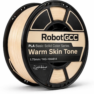 PLA Warm Skin Tone 3D Printer Filament 1.75mm 1KG PLA Basic FDM Printing Material with ±0.02mm Accuracy Smooth Extrusion Low Warping Filament for Precision 3D Printing Models