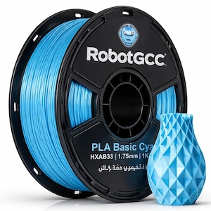 PLA Cyan 3D Printer Filament 1.75mm 1KG Cyan PLA Basic FDM Printing Material with ±0.02mm Accuracy Smooth Extrusion Low Warping Cyan Filament for Precision 3D Printing Models