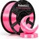 Fluorescent Pink PLA Filament 1.75mm 1KG for 3D Printer   PLA Silk FDM Printing Material &plusmn;0.02mm Accuracy   Glossy Finish Smooth Extrusion Low Warping Filament