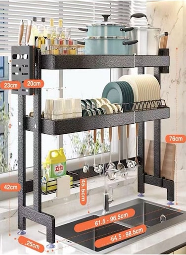 Multi Layer Kitchen Sink Drain Board Rack