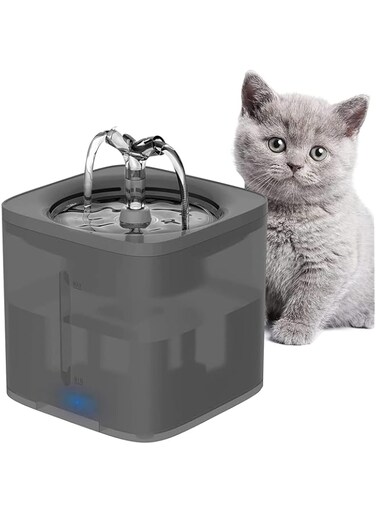 Cat Water Fountain - Pet Water Drinking Fountain 68oz/ 2L Super Quiet Automatic Dog Fountain