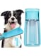 FORWH Portable Dog Water Bottle Dispenser [Leak Proof &amp; Foldable] Dog Travel Water Bottle Bowl Accessories for Puppy Small Medium Large Dogs Pet Water Bottles for Dogs Walking Outdoor Hiking 19OZ