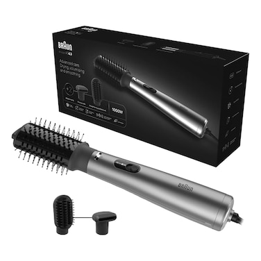 براون مصفف الشعر AS4.3 إيربراش BRAS430SDE، رمادي أيوني
