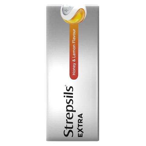 Strepsils Extra Sore Throat Lozenges Honey and Lemon Flavour 36 Lozenges