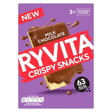 Ryvita Milk Chocolate Crispy Snacks, 78g