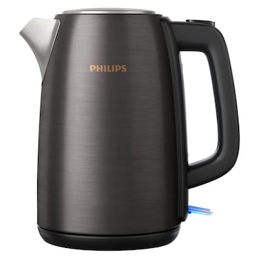 Philips 5000 Series Electric Kettle HD9352/31, 1850 W, 1.7L, Black and Copper, Stainless Steel, Cordless