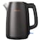 Philips 5000 Series Electric Kettle HD9352/31, 1850 W, 1.7L, Black and Copper, Stainless Steel, Cordless