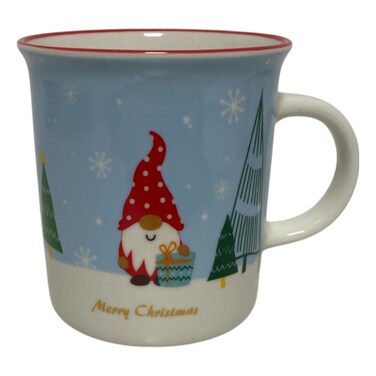 New Bone China Christmas Gnome Designed Mug 340ml