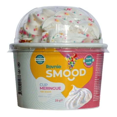 Rovnie Smood Vanilla Meringue Cup with Chocolate Fun Beads 25g