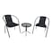 Polypropylene Coffee Table and Chair Set 3 PCS 40cm