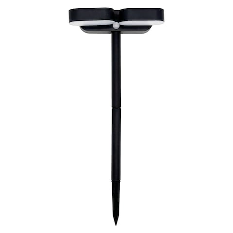 ABS Polystyrene and PP Solar Pathway LED Light Black