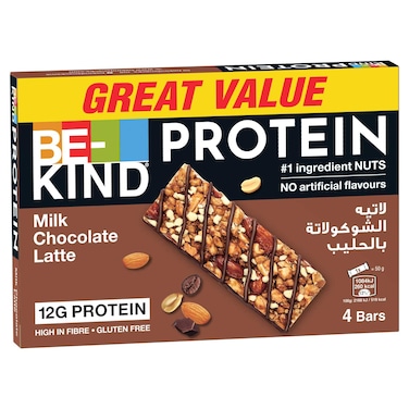 BE-KIND Protein Milk Chocolate Latte Nut Bars, 50g