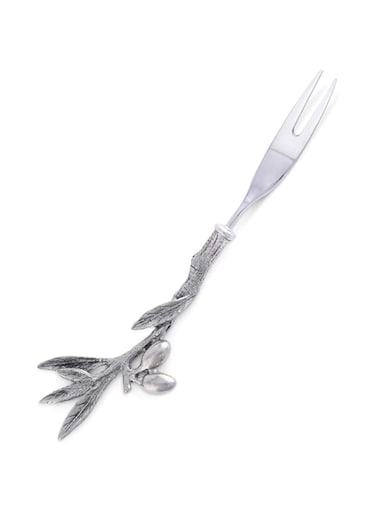 Vagabond House Pewter Hors d oeurve/Cocktail Fork Olive Grey G26O-1