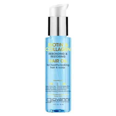 Giovanni Biotin and Collagen Rebonding and Restoring Hair Oil 56ml