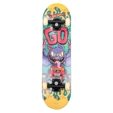 Spartan Hot Wheels Bat Printed Skateboard