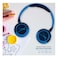 Altec Lansing 2-in-1 Kid Safe Truly Wireless and Wired Bluetooth On-Ear Headphones MZX4410 Knight Blue