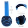 Altec Lansing 2-in-1 Kid Safe Truly Wireless and Wired Bluetooth On-Ear Headphones MZX4410 Knight Blue