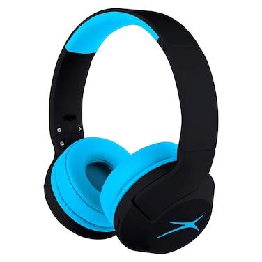 Altec Lansing 2-in-1 Kid Safe Truly Wireless and Wired Bluetooth On-Ear Headphones MZX4500 Whiteout Black