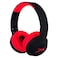 Altec Lansing 2-in-1 Kid Safe Truly Wireless and Wired Bluetooth On-Ear Headphones MZX4500 Whiteout Classic Red