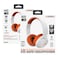 Altec Lansing 2-in-1 Kid Safe Truly Wireless and Wired Bluetooth On-Ear Headphones MZX4500 Whiteout Groovy Orange