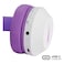 Altec Lansing 2-in-1 Kid Safe Truly Wireless and Wired Bluetooth On-Ear Headphones MZX4500 Whiteout Electric Purple